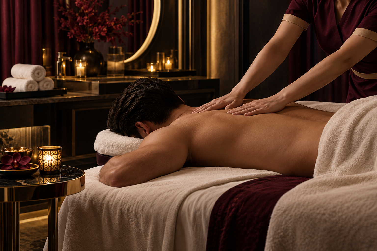 Dry Massage — illustrative spa photograph